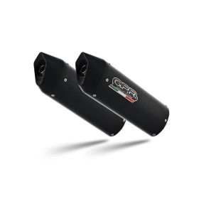 GPR approved exhaust with catalyst Furore Nero for HONDA Varadero 1000
