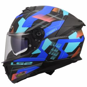 Casco integrale LS2 FF808 STREAM II MIKA nero blu