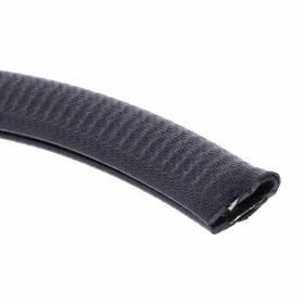 Protezione parabarezza JMP flessibile nera 1 metro 17mm per profilo 1-4mm