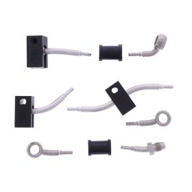 JMP 4 Tuyaux de frein en acier HBF-2831-V Argent pour Honda CBR 600 RRA ABS