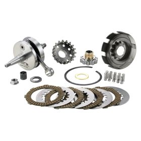 Kit frizione e albero motore SIP PERFORMANCE corsa 60 biella 110 D.115 Z23 primaria Z65