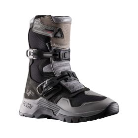 Stivali moto LEATT ADV X-Flow 7.5 Short nero grigio chiusura SideLock
