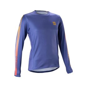 LEATT Gravity 4.0 Damen Technisches Trikot Lange Ärmel Enduro Cosmic Blue