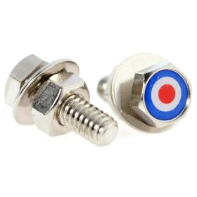 Vis/Support de plaque d'immatriculation M6x20mm SIP TARGET