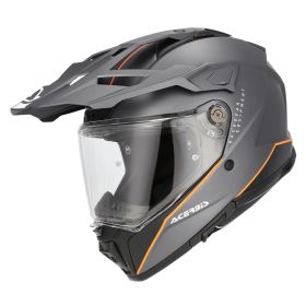 Enduro helm dual road ACERBIS ATTACK grau/orange