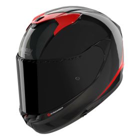 Casque intégral Nolan X-904 UC EMBLEMA 353 Noir Rouge Carbone