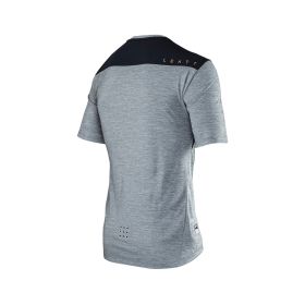 LEATT Trail 1.0 T-shirt VTT Ventilée Granite Super Légère en Fil de Glace Recyclé