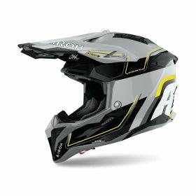 AIROH AVIATOR 3 LEADER Glänzende Gelbe Cross-Helm
