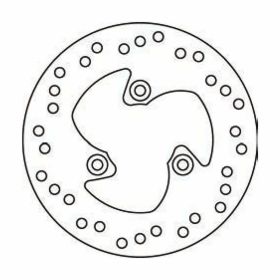 Disque de frein fixe GRIMECA 3 trous D.190-58mm