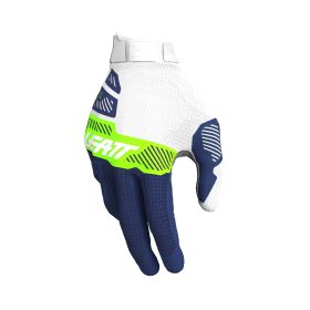 LEATT Moto 1.5 Kinder Handschuhe Weiß Blau Grün ultraleicht