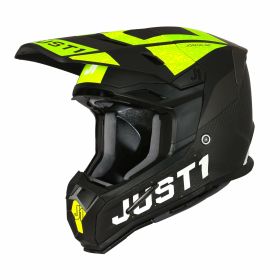 JUST1 J 22 YOUTH ADRENALINE Motocross Helmet Black/Fluo Yellow/Matt Carbon