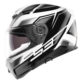 Casques Integraux SCHUBERTH S3 STORM Argent Blanc Noir