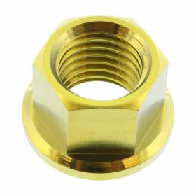 JMP M12x1.5 Titan Gold Krone Befestigungsmuttern