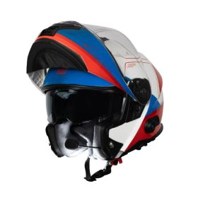 Casco modulare ORIGINE LOGIC BT PRIVILEGE rosso/bianco lucido