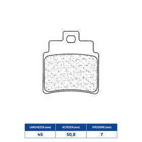 CL BRAKES 3070MSC Bremsbeläge Paar gesinterte Verbindung