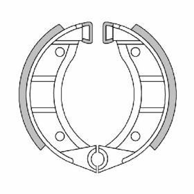 Sabots de frein de course POLINI D.90X18mm