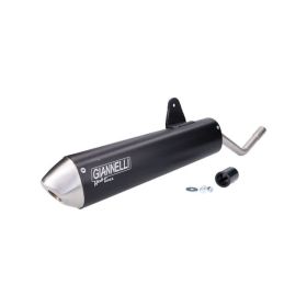 Marmitta completa GIANNELLI cross/enduro nera 2T per Valenti Racing RME 50