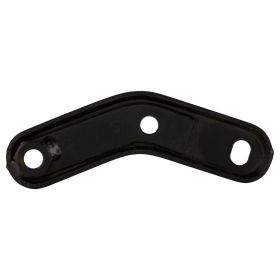 Piastre montaggio specchieto STELLA acciaio nero M10 destro