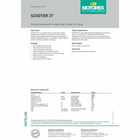 Olio motore MOTOREX SCOOTER 2T 1 L