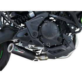 GPR M3 Complete Racing Exhaust Black Titanium for Kawasaki Versys 650