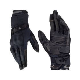 Gants moto LEATT ADV HydraDri 7.5 Stealth noir gris imperméables