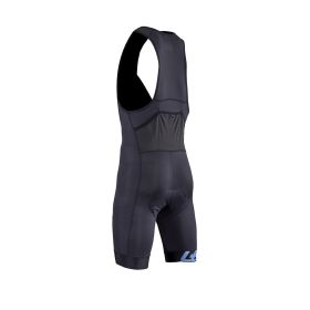 Salopette MTB LEATT Bib Liner 3.0 nero con fondello gel e tessuto traspirante