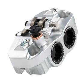 SIP Radialbremssattel silber mit schwarzen Kappen für GRIMECA Scheibenbremse