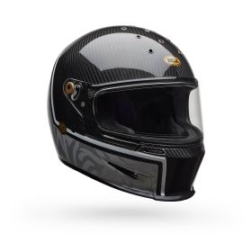 Casques Integraux BELL ELIMINATOR CARBON RSD Journey Noir Gris Satiné