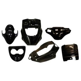 Kit carene 6 pezzi nero T4TUNE per Pgo Big Max