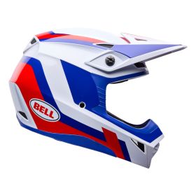Casque motocross BELL Mx-10 Mips Dyno rouge bleu