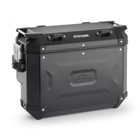 Valise latérale droite KAPPA K’VOYAGER aluminium noir profilée 33L