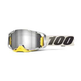 Maschera motocross 100% ARMEGA VIGGO lente specchio argento