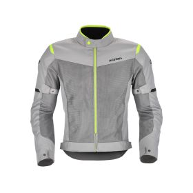 ACERBIS Dual Road wasserdichte Jacke Polyester genehmigt Ramsey Vented 2.0 Grau/Gelb