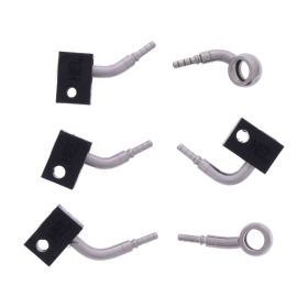 Kit de tuyaux de frein JMP 3 HBF-2821-H en acier argenté pour Honda CB 1000 RA ABS