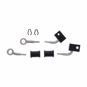 JMP 2 Tuyaux de frein en acier HBF-2019-H argent pour Honda CB 650 FA ABS