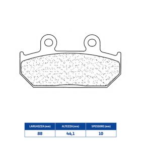 CL FREINS Jeu de plaquettes de frein en composé fritté pour SUZUKI
