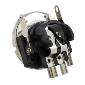Portalampada PREMIUM QUALITAT BA20d per Lambretta 125/150 LI 1°-2°/175 TV 1°-2°