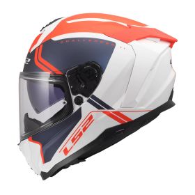 Casco integrale LS2 FF817 CHALLENGER II TITAN bianco blu rosso