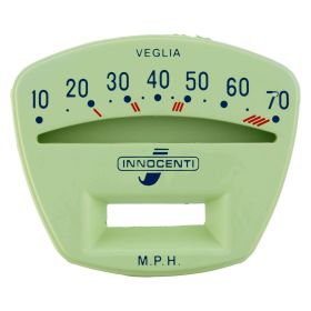 Quadrante contachilometri PREMIUM QUALITAT verde/blu 70mp/h