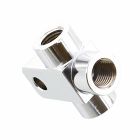 Sdoppiatore tubo freno 3 vie TYP833 3/8 UNF cromato