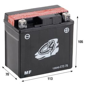 C4 CTZ-7S Batterie