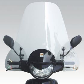 ISOTTA Hohe Windschutzscheibe 565x750mm für PEUGEOT v-clic
