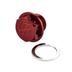 Vis de ventilation SIP Oil M16x1,5 mm en aluminium rouge pour Lambretta 125 LI