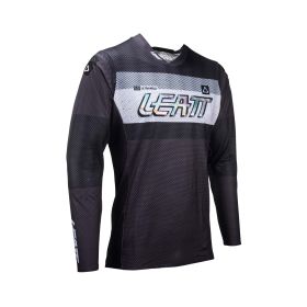 Maillot motocross LEATT Moto 5.5 UltraWeld Graphite noir filet élastique