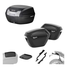 SHAD Complete kit SH40 black and SH23 black for ROYAL ENFIELD Himalayan 450