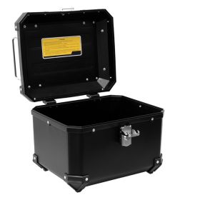 Bauletto X-PLOR in Plastica 38 Litri colore Nero con Piastra Universale