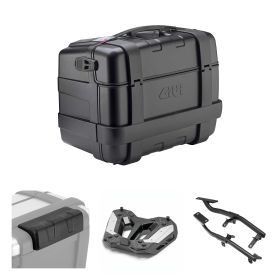 GIVI TREKKER 46L Black Top Case Kit for YAMAHA TRACER 7 GT