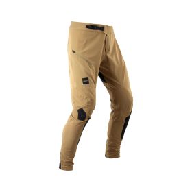 Pantaloni MTB LEATT Gravity 3.0 tecnici marrone slim tessuto elasticizzato