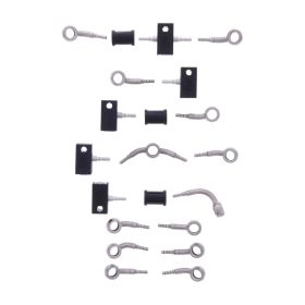 JMP 10 Bremsleitungs-Kit HBF-2709-VH Silber für Honda CBR 1100 XX SUPER BLACKBIRD