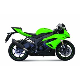 MIVV Black Slip-on Auspuffgeräusch genehmigt für KAWASAKI zx-6 r 2009-2016